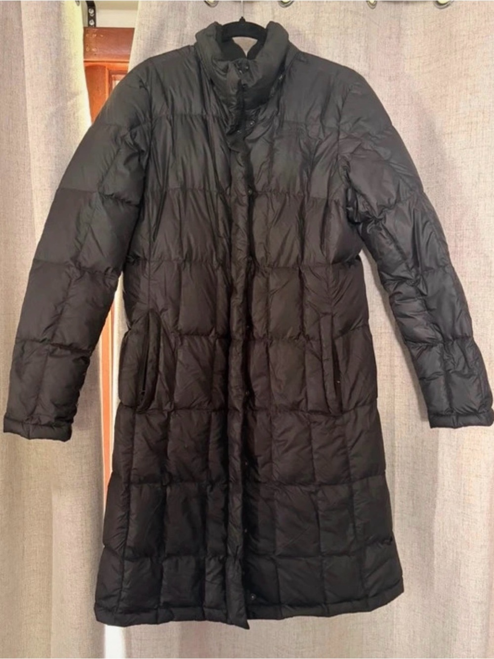 The North Face Black Long Quilted Puffer Coat - Women